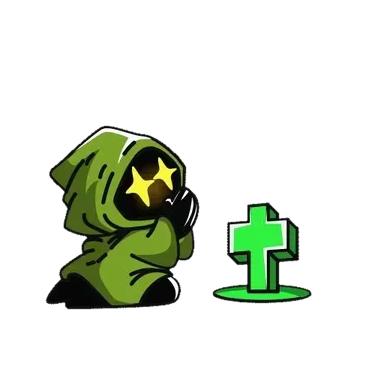 Hooja praying to a green candlestick